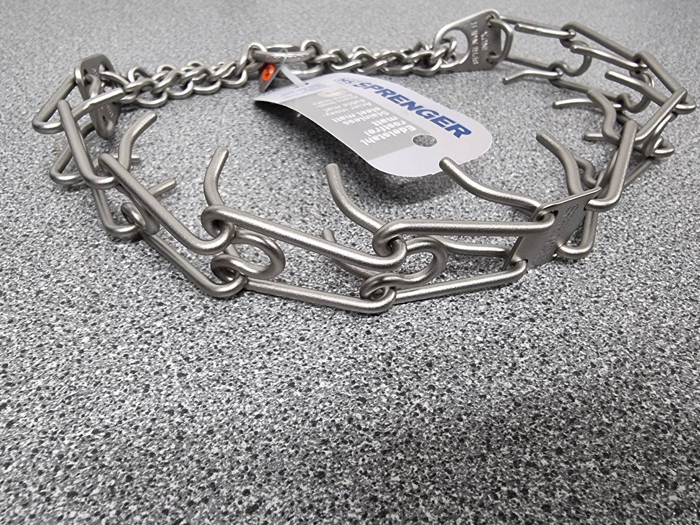 Stainless Pinch Collars Matt 3.2mm O Ring
