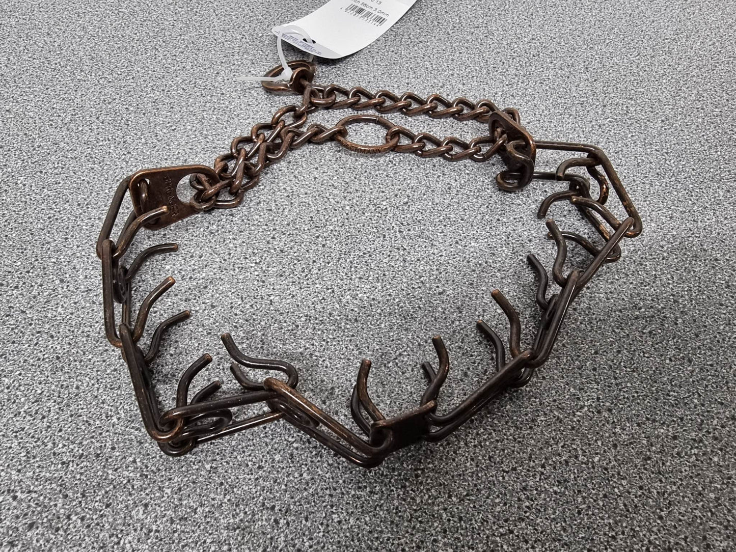 Pinch Collars chrome 3.0mm Antique Brown